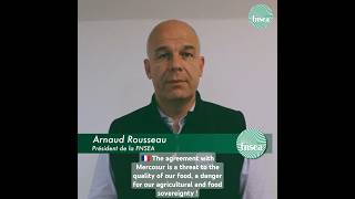 🇫🇷 Arnaud Rousseau FNSEA  Its a NO to Mercosur [upl. by Dnomyaw769]