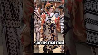 Japanese Oiran Walking in Kimono 👘🩷 [upl. by Lillian]