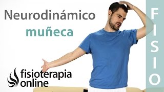 Ejercicio neurodinámico para el dolor de muñeca Síndrome del Tunel Carpiano [upl. by Adalard]