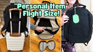 Best Backpack for Flying with only a Personal Item  Day Owl Backpack Review [upl. by Chessa]