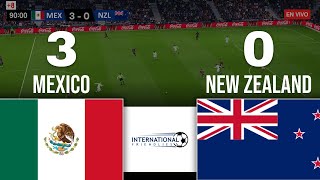 🔴 Resumen  México vs Nueva Zelanda 3  0  DESTACADOS  Amistoso Internacional 2024 [upl. by Shiff]