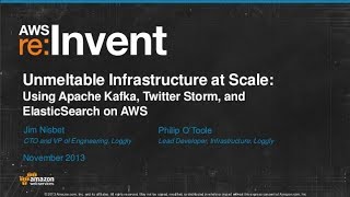 Infrastructure at Scale Apache Kafka Twitter Storm amp Elastic Search ARC303  AWS reInvent 2013 [upl. by Carlton530]