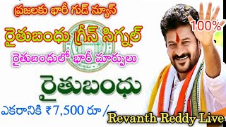 Telangana rythu Bandhu key updates today  rythu bandhu released updates 2024 [upl. by Rese]