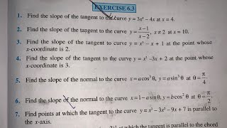 EX 63 QUESTION NO 1 TO 14 SOLUTIONS OF APPLICATION OF DERIVATIVE NCERT CHAPTER 6 CLASS 12 th [upl. by Farleigh395]