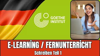 Fernunterricht  Goethe B2 Schreiben Teil 1  Forumsbeitrag schreiben Prüfungsvorbereitung [upl. by Suryc223]