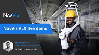 INTERGEO 2021 NavVis VLX live demonstration [upl. by Vivyan]