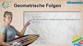 Geometrische Folgen  Oberstufe ★ Wissen [upl. by Urba]