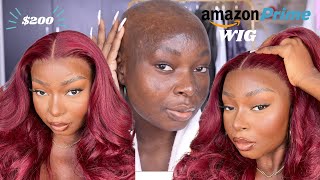 START TO FINISH AMAZON PRIME LACE FRONTAL WIG MELT DOWN  Shalom Blac [upl. by Kampmann]