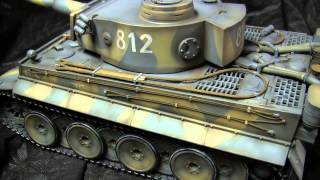 Rebuilt RC 116th scale Heng Long Tiger I quottikiquot model showcase video [upl. by Maddie]