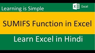 Excel formulas and functionsquotSUMIFS Function [upl. by Ketchan]