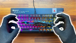 Roccat Vulcan TKL Pro Mechanical Keyboard Unboxing  ASMR [upl. by Haddad]