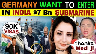 जर्मनी ने तोड़ा सारे प्रोटोकॉल  Germany want to enter in Indian 7 Billion Submarine Project [upl. by Dnivra471]