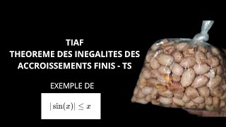 TIAF  THEOREME DES INEGALITES DES ACCROISSEMENSTS FINIS [upl. by Anrym820]