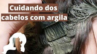 Argiloterapia capilar  Argila faz bem para o cabelo  benefícios da argila para o cabelo [upl. by Rella348]