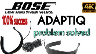 Bose Adaptiq Not Working PROBLEM SOLVED  bose 300500700900 [upl. by Gnouhp676]