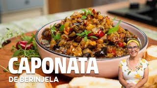 ðŸ‘‰ MINHA FAMOSA CAPONATA DE BERINJELA IDEAL PARA PETISCOS E COMO ENTRADINHA NO SEU JANTAR APRECIE [upl. by Merrill]