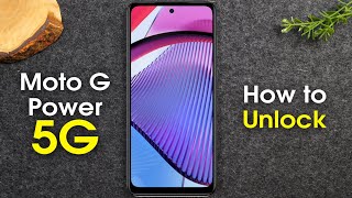 How to Unlock Motorola Moto G Power 5g 2023 [upl. by Foote473]