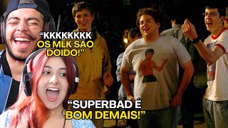 REACT SUPERBAD É HOJE FILME COMPLETO [upl. by Bergh]