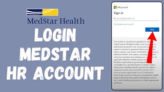 How to Login My Medstar HR Account 2024  Sign Into My Medstar HR [upl. by Eylloh837]