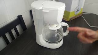 Cafetera con filtro selecline por goteo gota a gota unbox [upl. by Arabella]