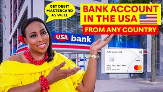 How To Open A BANK ACCOUNT IN THE USA Online From ANY COUNTRY amp Get A US Debit Mastercard [upl. by Amadeus]