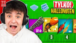 TYLKO HALLOWEENOWE PRZEDMIOTY 🎃 CHALLENGE w Fortnite [upl. by Etteoj]