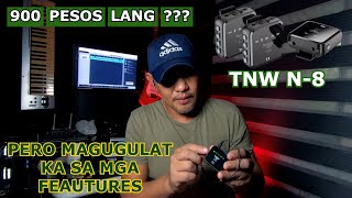 TNW N8 WIRELESS LAVALIER MICROPHONE  UNBOXING  ACTUAL TEST [upl. by Ysied506]