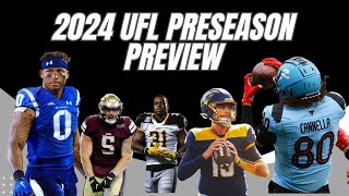 2024 UFL Preseason Preview and Week 1 Predictions [upl. by Oiramrej318]