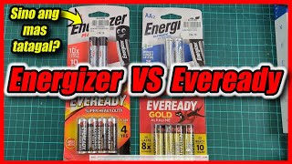 Ano ang mas Sulit Eveready VS Energizer [upl. by Kcirtapnhoj]