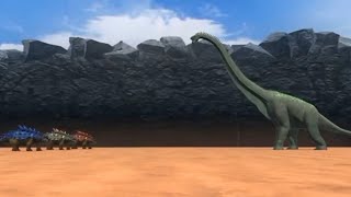 Polacanthus vs Sauroposeidon REVERSED  it’s so funny [upl. by Yeltnarb926]