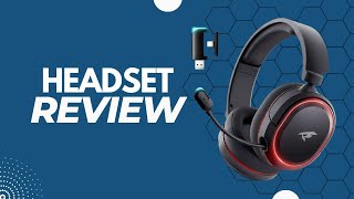 Review Wireless Gaming Headset 71 Surround Sound 24GHz USB Gaming Headphones with Bluetooth 54 [upl. by Aspasia]