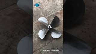 4 blades stainless steel marine propeller  Sinooutput [upl. by Rame278]