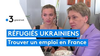 La recherche demploi des réfugiés ukrainiens en Alsace [upl. by Norra]