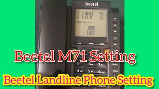 Beetel M71 Ringtone Setting  Beetel Telephone Setting beetel Landline Phone Setting 👌👌 [upl. by Yliab]