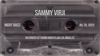 Sammy Virji US Debut UK Garage Set  LIVE from Night Bass LA [upl. by Janel191]