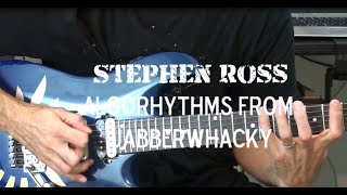 Stephen Ross performing Algorythms from Jabberwhacky CD with Joe Nevolo on drums [upl. by Kata]