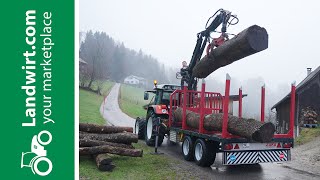 Blockanhänger selbst gebaut  landwirtcom [upl. by Tabshey]