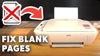 How to Fix HP Deskjet Printer That Prints Blank Pages  Full Guide [upl. by Kahl]