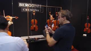 Bergonzi Riccardo  dbStrings at the Cremona Musica 2017 [upl. by Oinotna]