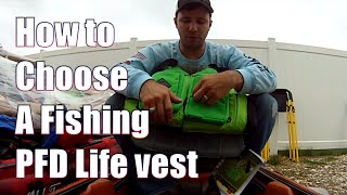 How to Buy a Fishing PFD Life Vest [upl. by Yerahcaz]