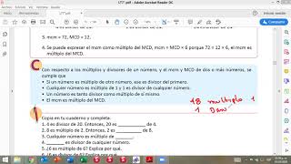 32 Relación entre los múltiplos y divisores de un número [upl. by Llehcar]