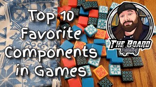 Top 10 Components in Board Games [upl. by Nastassia]