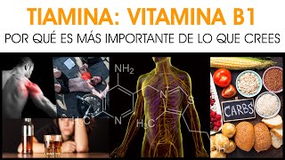 Tiamina Vitamina B1 por qué es más importante de lo que crees [upl. by Neri112]