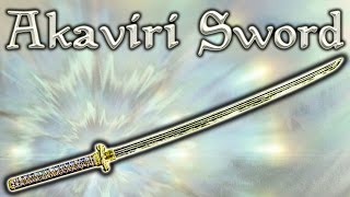 Skyrim SE  Akaviri Sword  Unique Weapon Guide [upl. by Boykins]