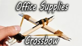 How to Make Office Supplies Crossbow [upl. by Iclehc]