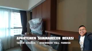 Disewakan Unit Apartemen Studio Furnish  Springlake Summarecon Bekasi [upl. by Nilla]