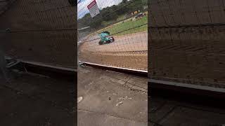 Sprint car practice western springs speedway westernspringsspeedwayoffcial [upl. by Akirderf]