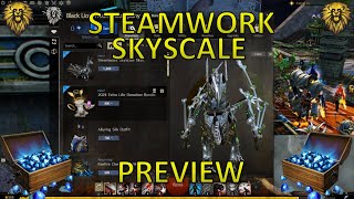 GW2  Nov 05 24  Gem Store New Item Preview Steamwork Skyscale Skin [upl. by Kavanaugh719]