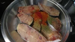 Singhara Fish preparation homemaderecipe ranaspace [upl. by Ragas]