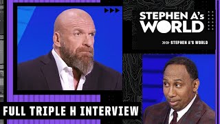 Stephen As full interview with WWE Superstar Triple H  Stephen As World [upl. by Ahsemik]